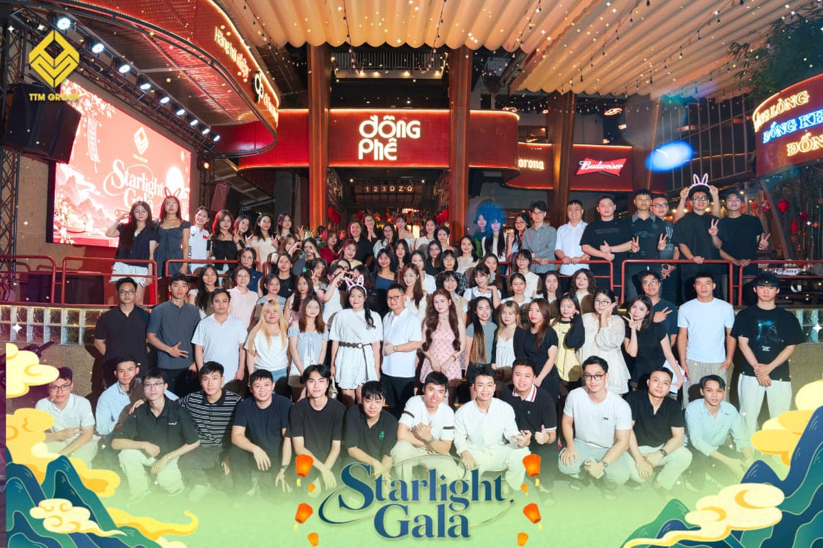 Toàn thể TTMers trong đêm Starlight Gala – Trung Thu 2026