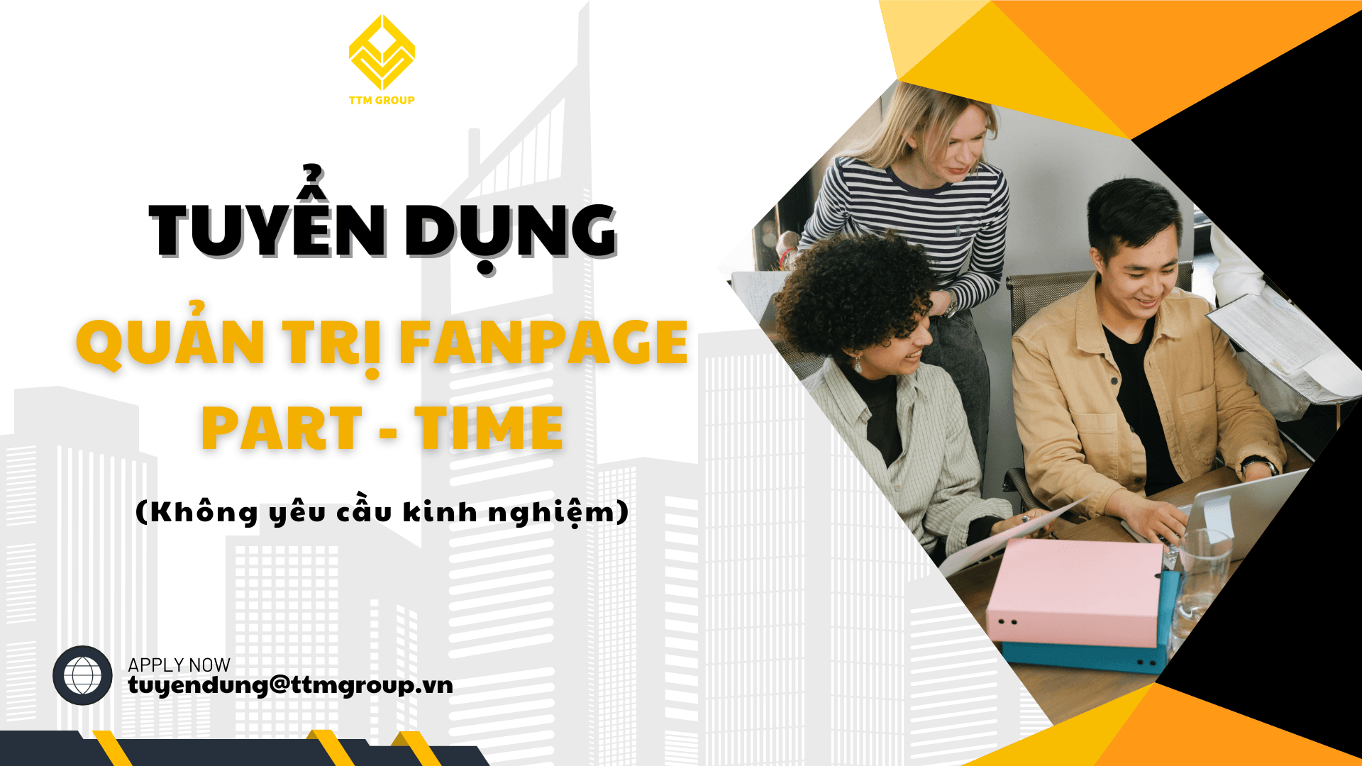 Tuyển Dụng Vị Trí Nhân Viên Quản Trị Fanpage Và Group Facebook Part – Time