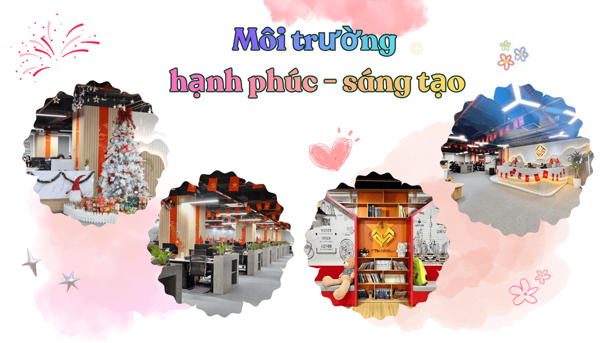 Môi trường là một trong những yếu tố tạo nên cảm hứng làm việc tại TTM