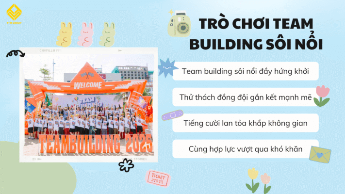 Trò chơi team building sôi nổi