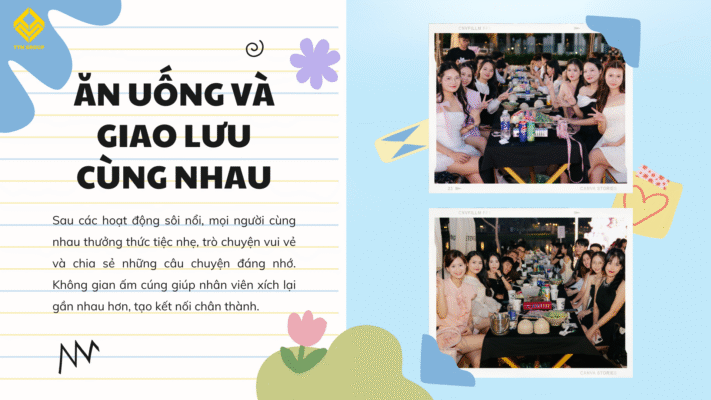 Ăn uống và giao lưu cùng nhau
